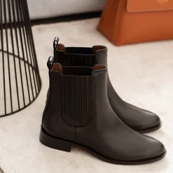 Isabel Bernard Vendôme Chey zwarte leren chelsea boots van kalfsleer Fashion
