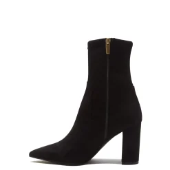 Isabel Bernard Vendôme Fem zwarte nylonstretch suède heels Clearance