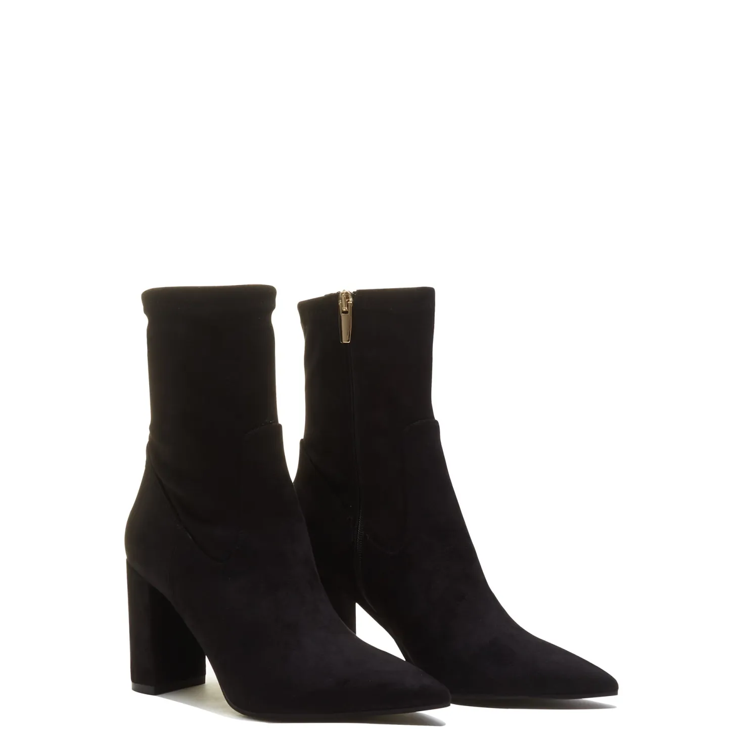 Isabel Bernard Vendôme Fem zwarte nylonstretch suède heels Clearance