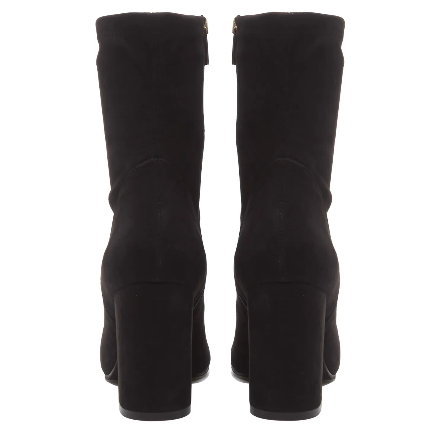 Isabel Bernard Vendôme Fem zwarte nylonstretch suède heels Clearance