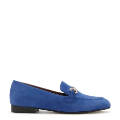 Isabel Bernard Vendôme Fleur blauwe suède loafers Best Sale
