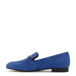 Isabel Bernard Vendôme Fleur blauwe suède loafers Best Sale