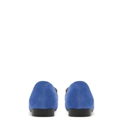 Isabel Bernard Vendôme Fleur blauwe suède loafers Best Sale