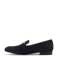 Isabel Bernard Vendôme Fleur blue suede loafers Flash Sale