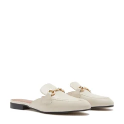 Isabel Bernard Vendôme Fleur crème leren slipper loafers van kalfsleer Cheap