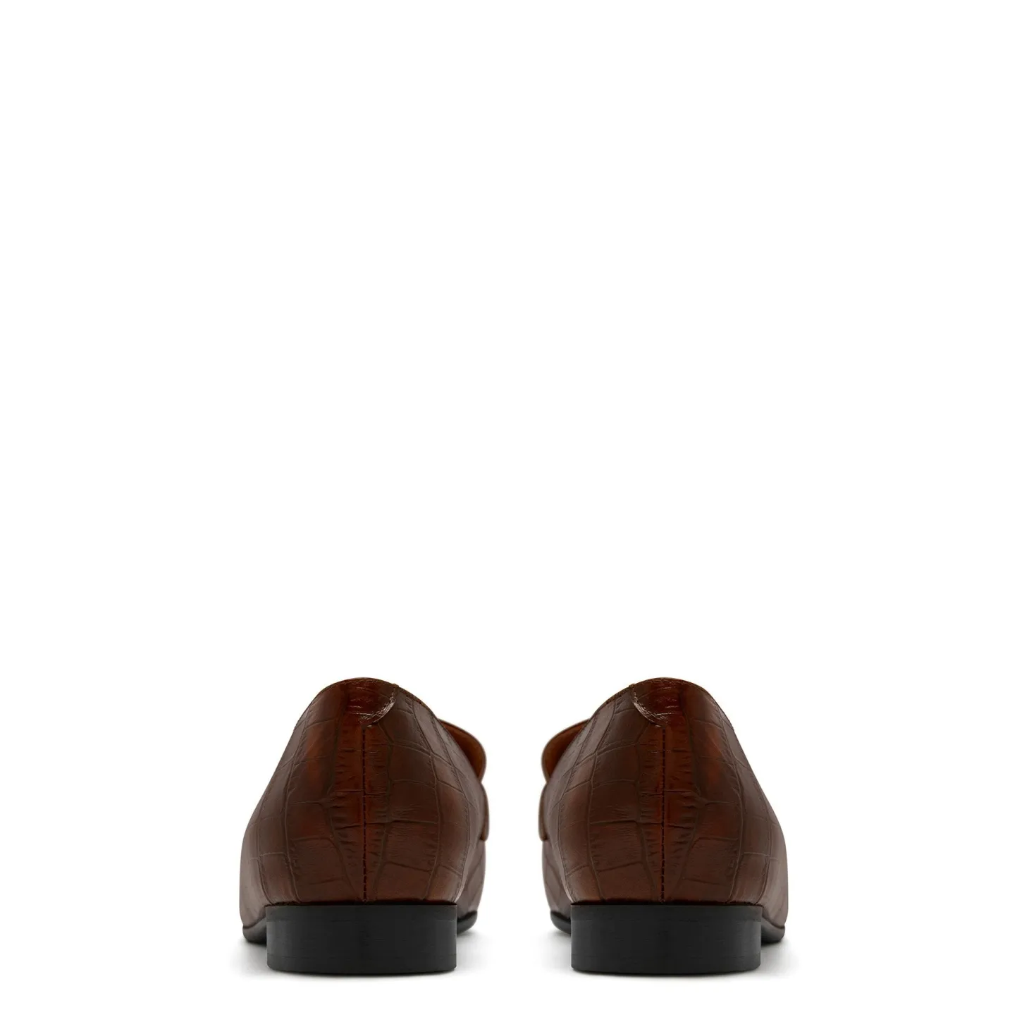 Isabel Bernard Vendôme Fleur croco bruine leren loafers van kalfsleer Cheap