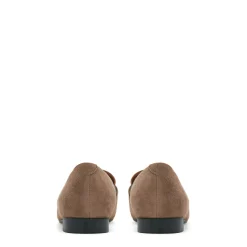 Isabel Bernard Vendôme Fleur taupe suède loafers Fashion