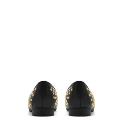 Isabel Bernard Vendôme Fleur zwarte kalfsleren loafers met studs Fashion