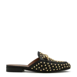 Isabel Bernard Vendôme Fleur zwarte kalfsleren slipper loafers met studs Cheap