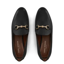 Isabel Bernard Vendôme Fleur zwarte leren loafers van kalfsleer Online