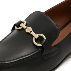 Isabel Bernard Vendôme Fleur zwarte leren loafers van kalfsleer Outlet