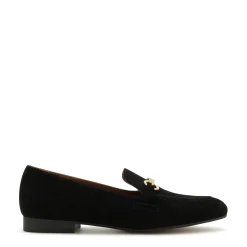 Isabel Bernard Vendôme Fleur zwarte suède loafers Best Sale