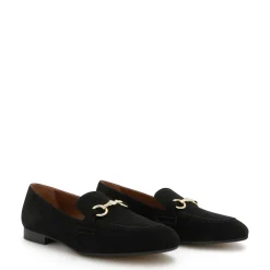 Isabel Bernard Vendôme Fleur zwarte suède loafers Best Sale