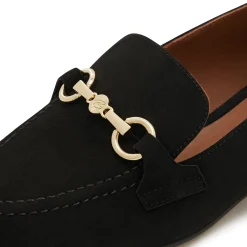 Isabel Bernard Vendôme Fleur zwarte suède loafers Best Sale