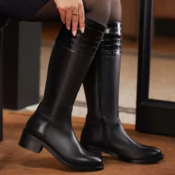 Isabel Bernard Vendôme Iris zwarte leren laarzen van kalfsleer Fashion