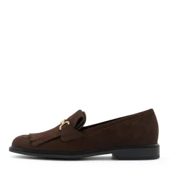 Isabel Bernard Vendôme Lave bruine suède loafers van kalfsleer Shop