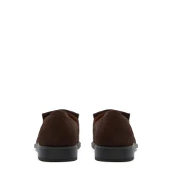 Isabel Bernard Vendôme Lave bruine suède loafers van kalfsleer Shop