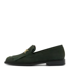 Isabel Bernard Vendôme Lave donkergroene suède loafers Best Sale