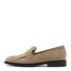 Isabel Bernard Vendôme Lave taupe suède loafers Store