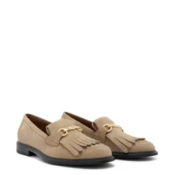 Isabel Bernard Vendôme Lave taupe suède loafers Store
