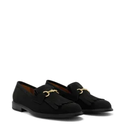 Isabel Bernard Vendôme Lave zwarte suède loafers Discount
