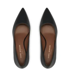 Isabel Bernard Vendôme Loraine zwarte leren pumps van kalfsleer New