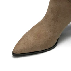 Isabel Bernard Vendôme Margot taupe suède laarzen Cheap