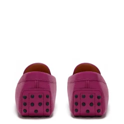 Isabel Bernard Vendôme Marie fuchsia leren mocassins van kalfsleer Sale