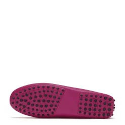 Isabel Bernard Vendôme Marie fuchsia leren mocassins van kalfsleer Sale