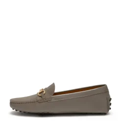 Isabel Bernard Vendôme Marie taupe lakleren mocassins van kalfsleer Hot